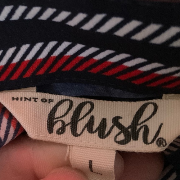 *Final Price - Last Chance* - Hint of Blush Striped Dress - EUC - Picture 5 of 6